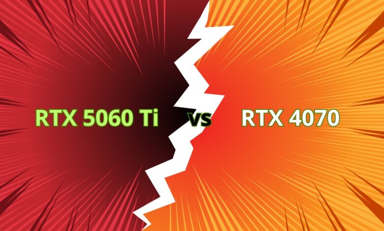 rtx 5060 ti vs rtx 4070